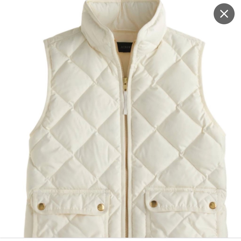 J. Crew Quilted Down Vest